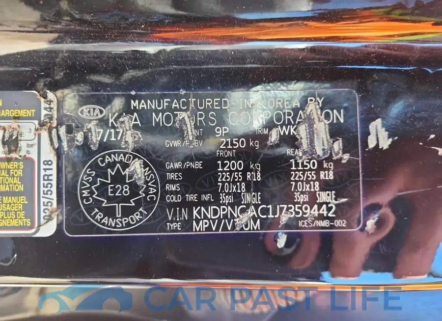 KNDPNCAC1J7359442# 14