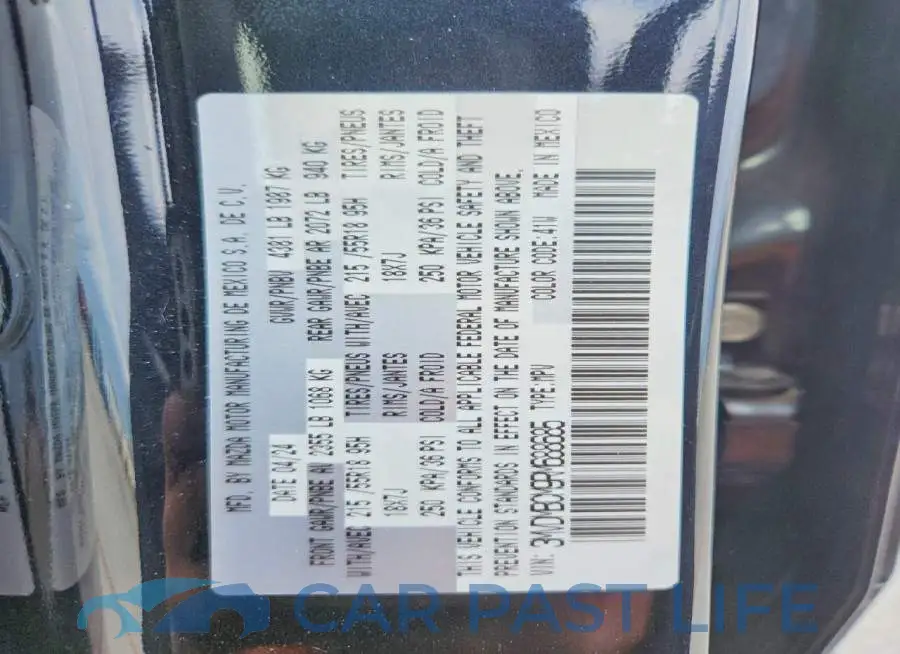 3MVDMBCM9RM688685# 13