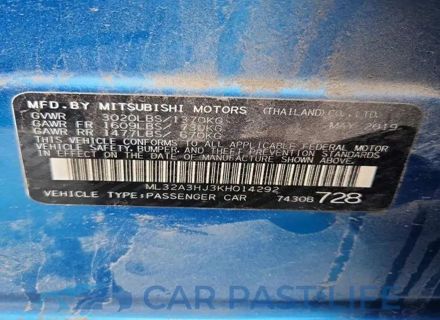 ML32A3HJ3KH014292# 12