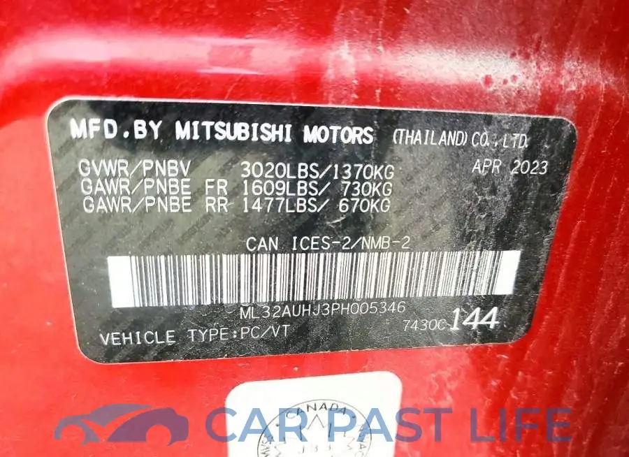 ML32AUHJ3PH005346# 13