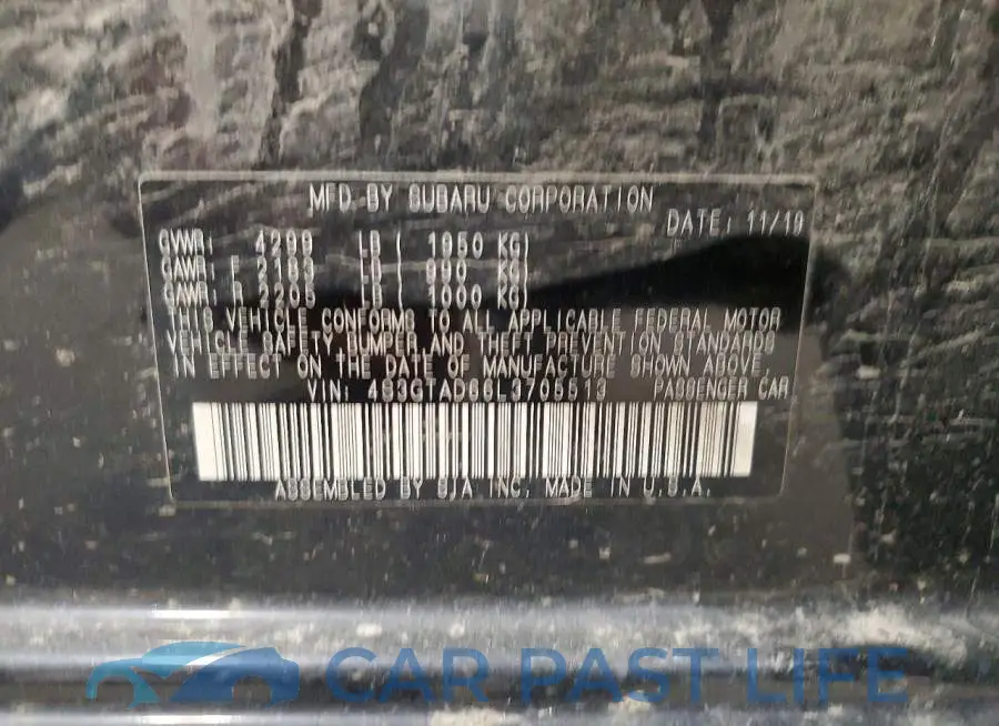 4S3GTAD66L3705513# 12