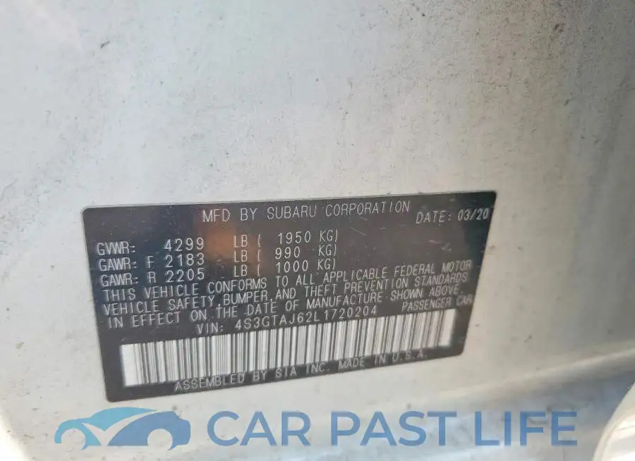 4S3GTAJ62L1720204# 12