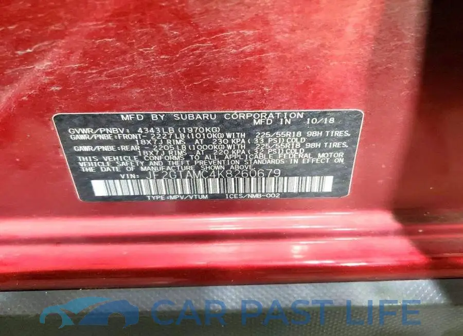 JF2GTAMC4K8260679# 13
