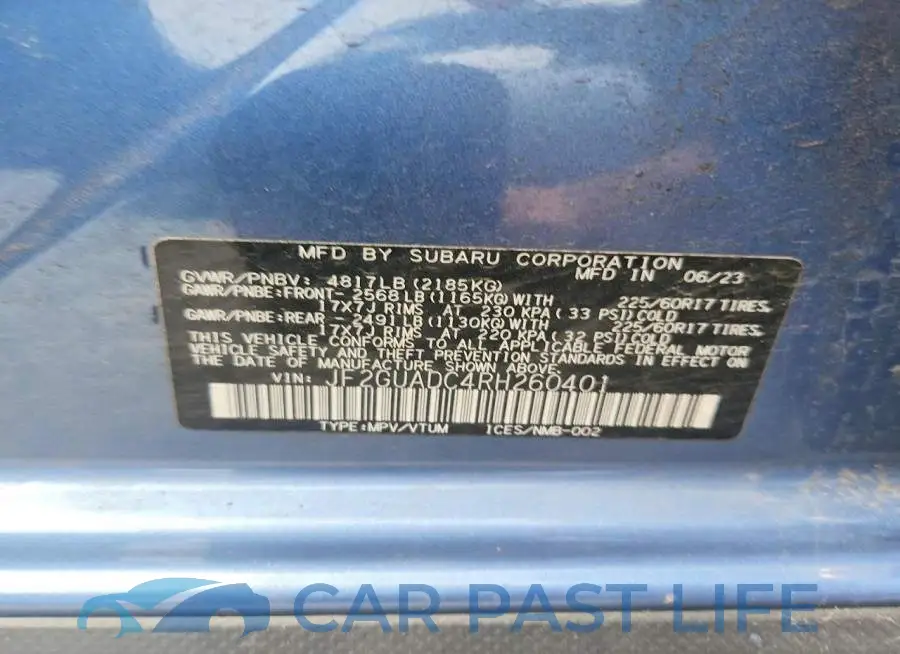 JF2GUADC4RH260401# 14