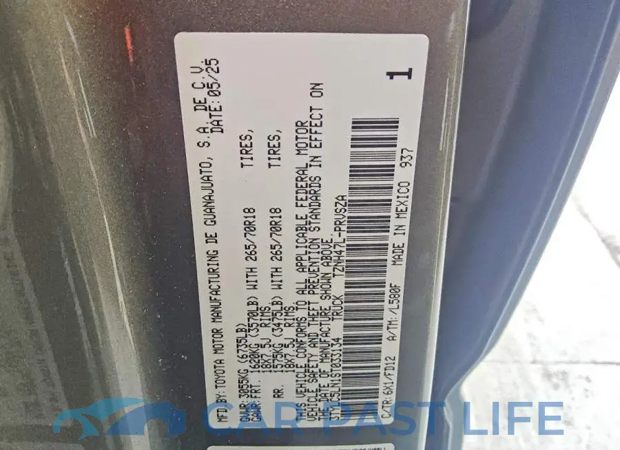 3TYLC5LN1ST033134# 12