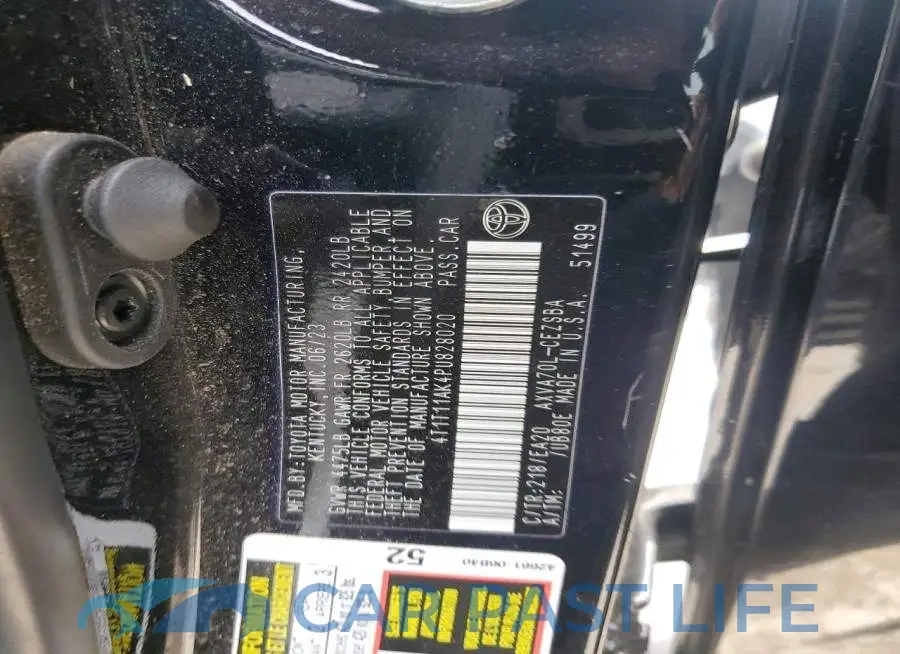 4T1T11AK4PU828020# 12