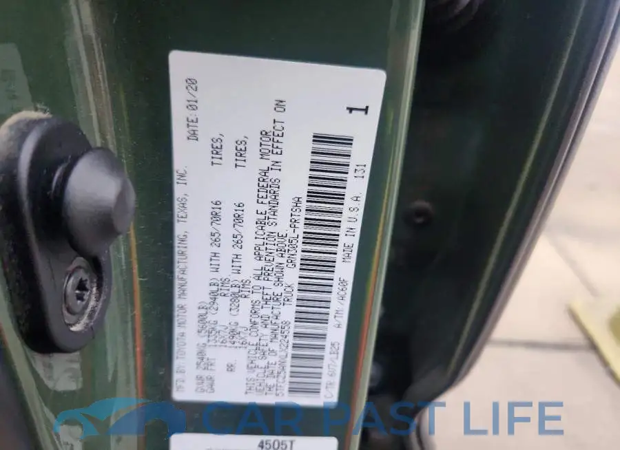 5TFCZ5ANXLX224558# 13
