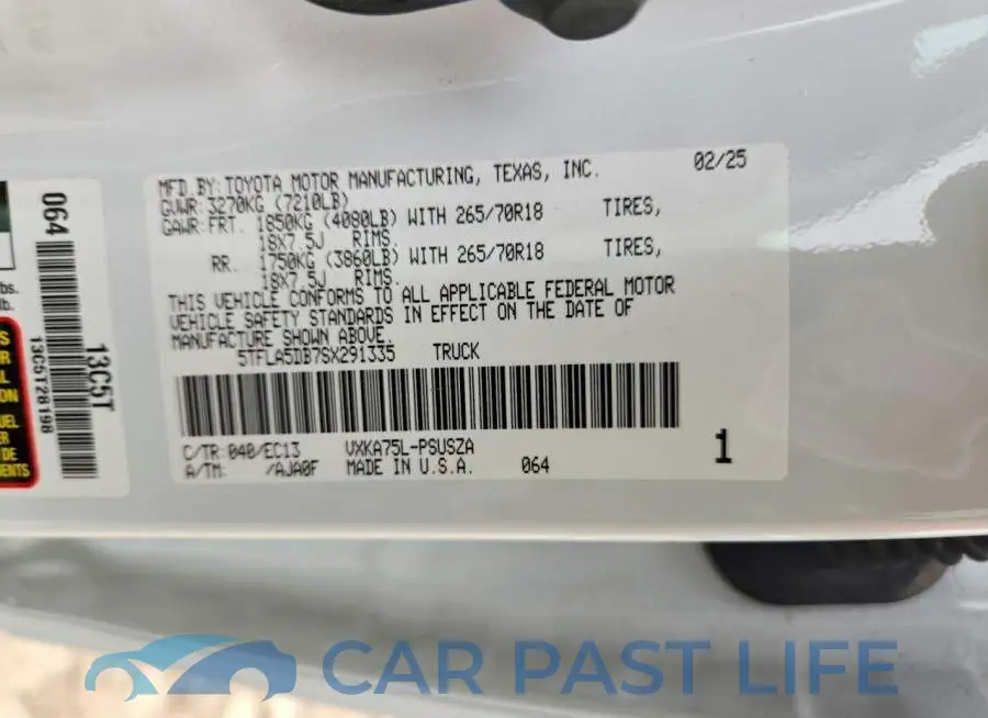 5TFLA5DB7SX291335# 12