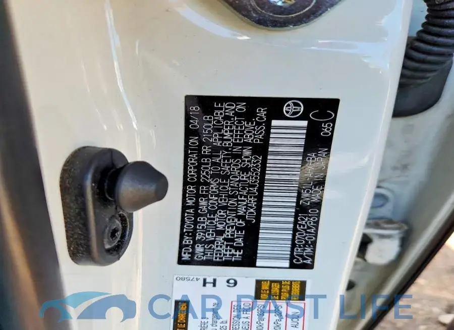 JTDKARFU4J3552332# 12