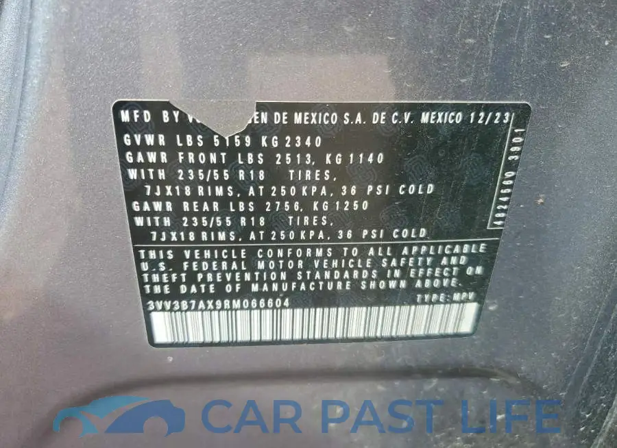 3VV3B7AX9RM066604# 13