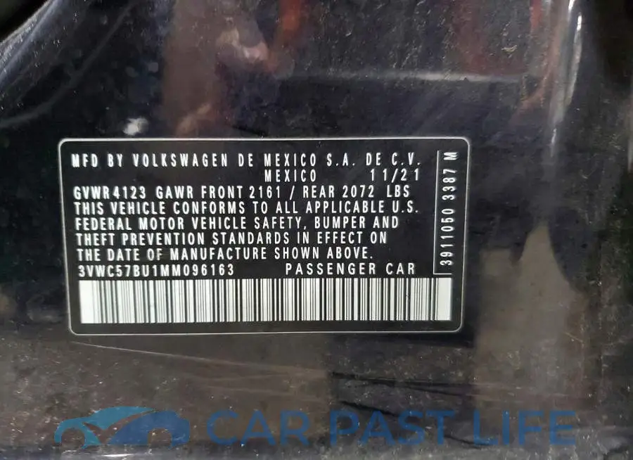 3VWC57BU1MM096163# 12