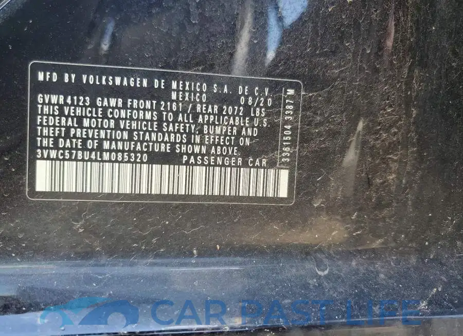 3VWC57BU4LM085320# 12