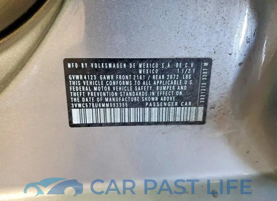 3VWC57BU6MM093355# 12