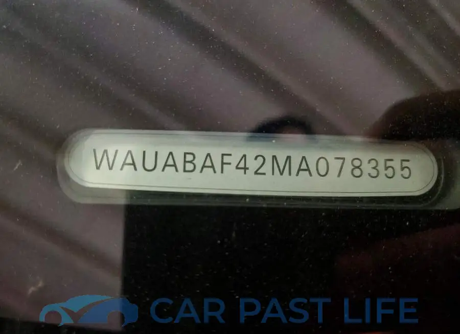 WAUABAF42MA078355# 12