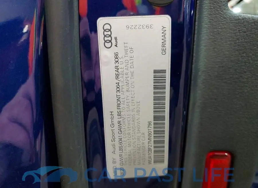 WUA1CBF27MN901796# 13