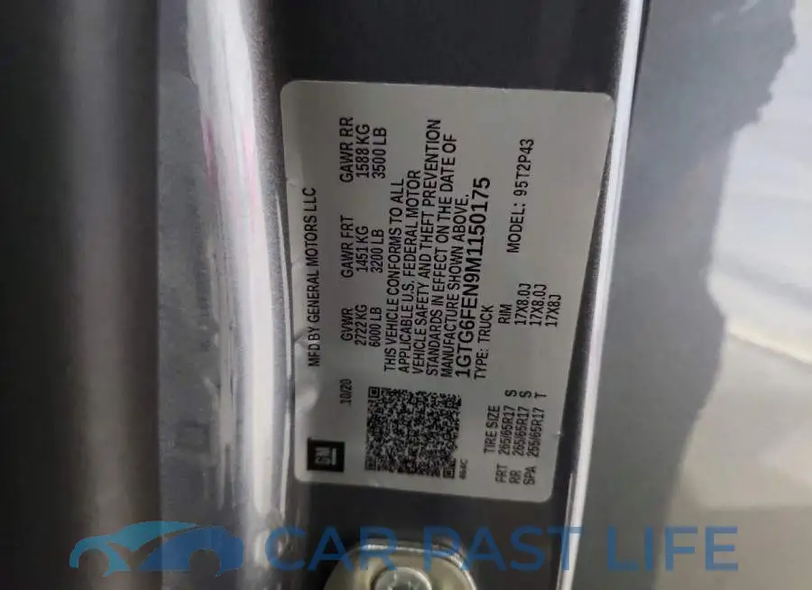 1GTG6FEN9M1150175# 12