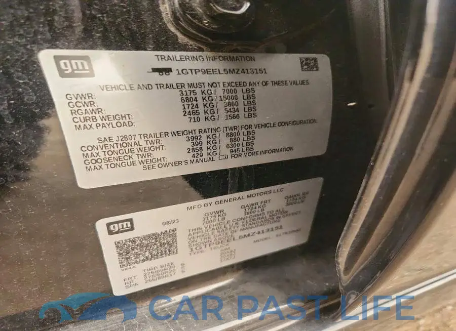 1GTP9EEL5MZ413151# 12