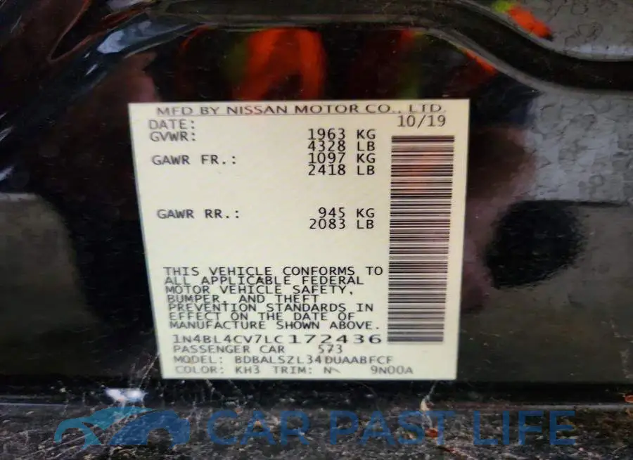1N4BL4CV7LC172436# 12