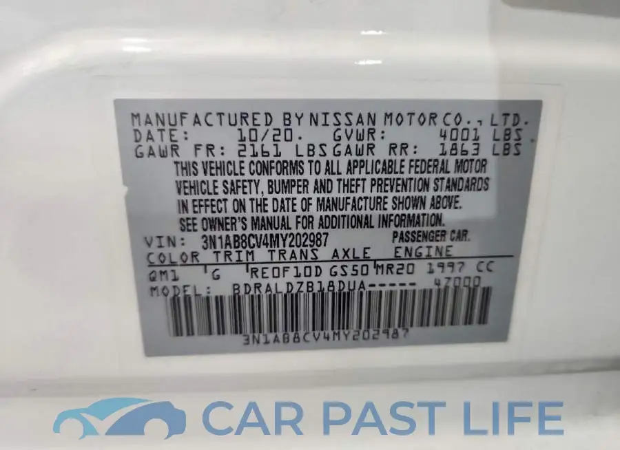 3N1AB8CV4MY202987# 12