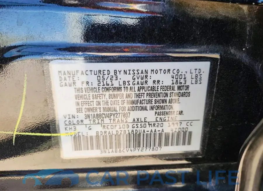 3N1AB8CV4PY277807# 13