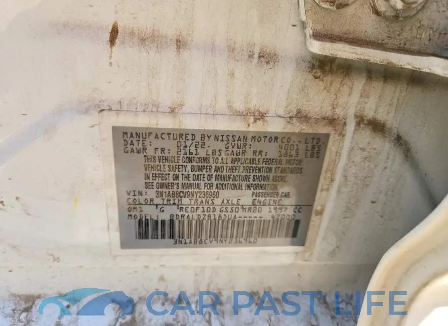 3N1AB8CV9NY236960# 12