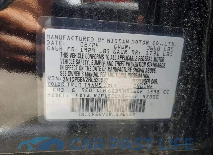3N1CP5BV2RL531587# 13