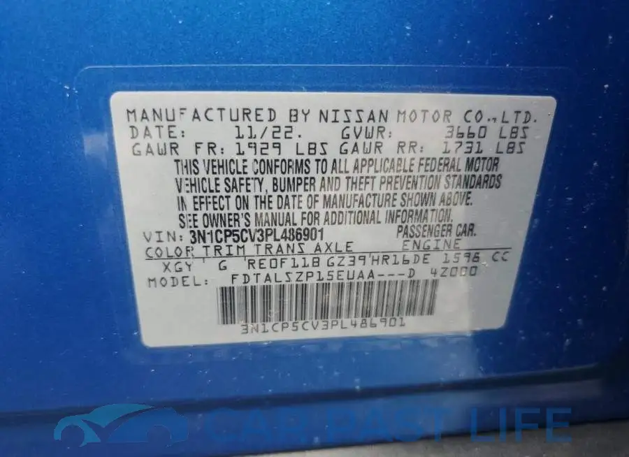 3N1CP5CV3PL486901# 13