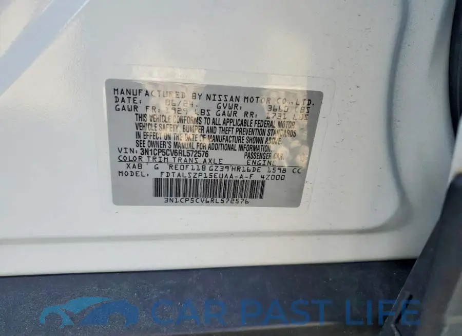 3N1CP5CV6RL572576# 13