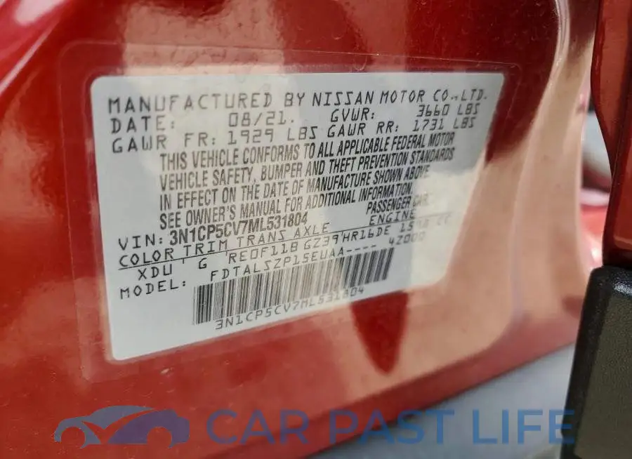3N1CP5CV7ML531804# 13