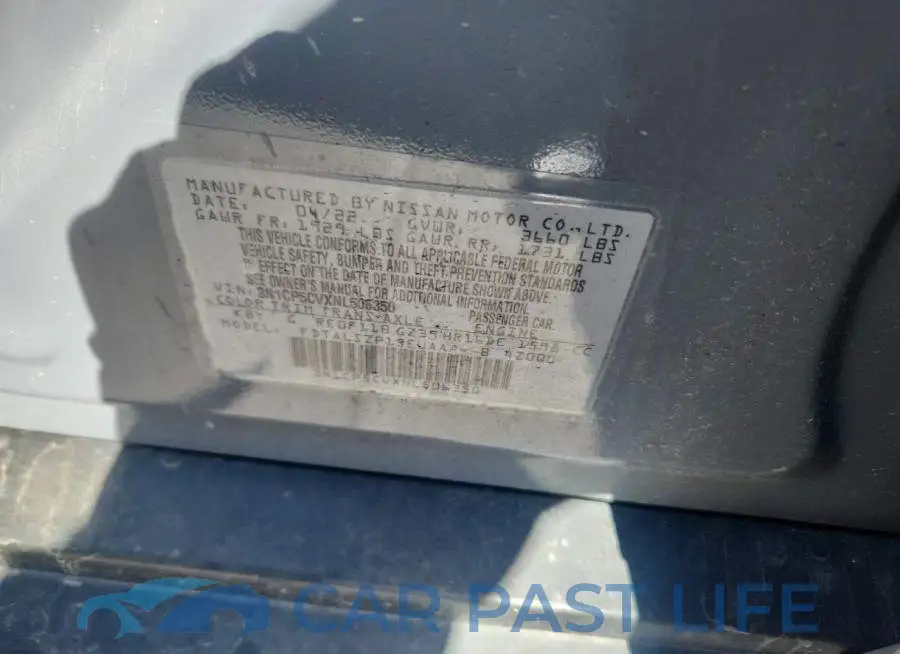 3N1CP5CVXNL506350# 13