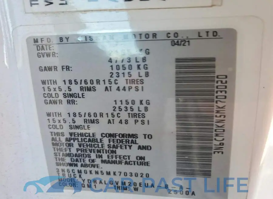 3N6CM0KN5MK703020# 13