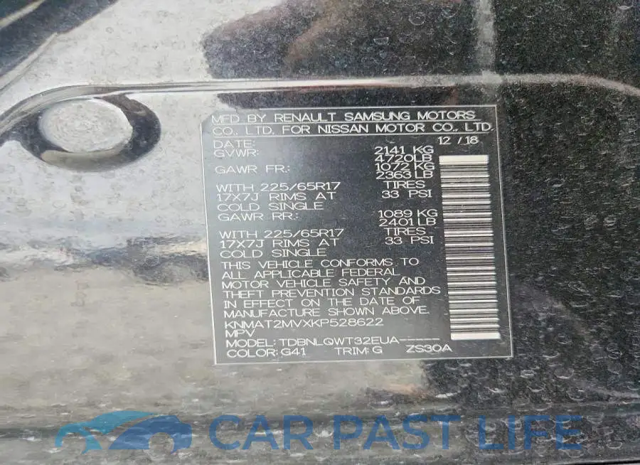 KNMAT2MVXKP528622# 14