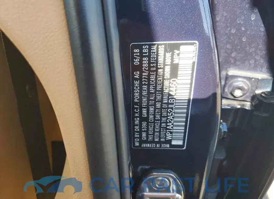 WP1AA2A52JLB14460# 13