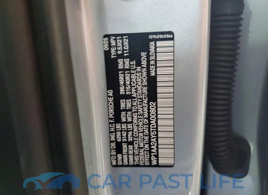 WP1AA2AY5TDA00802# 14