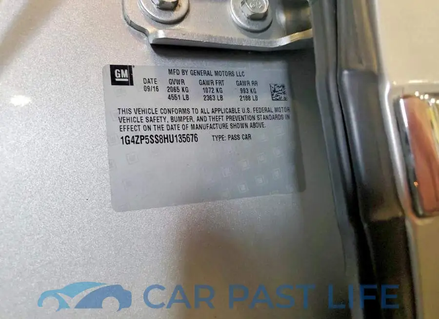 1G4ZP5SS8HU135676# 12