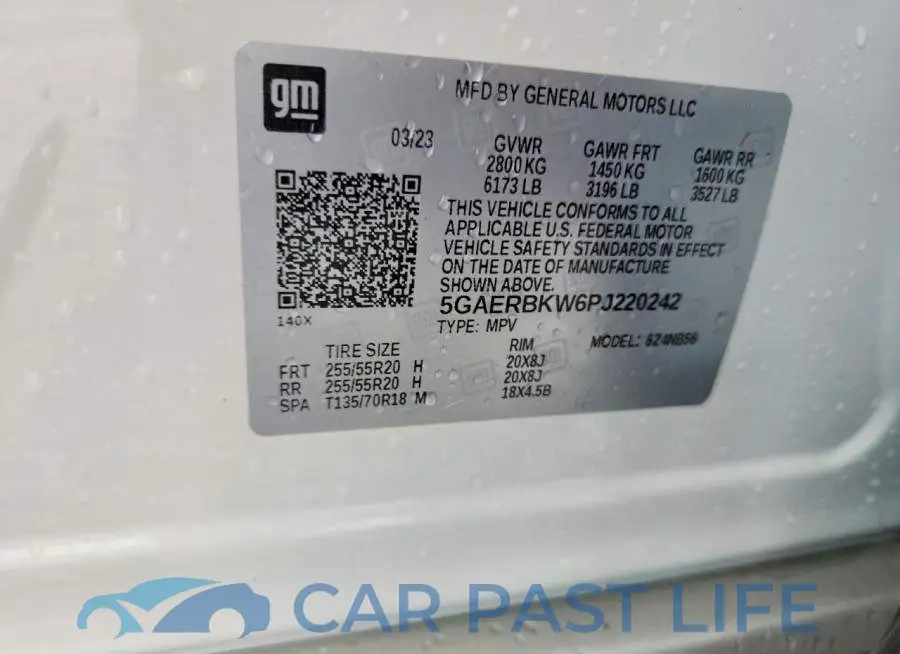 5GAERBKW6PJ220242# 14