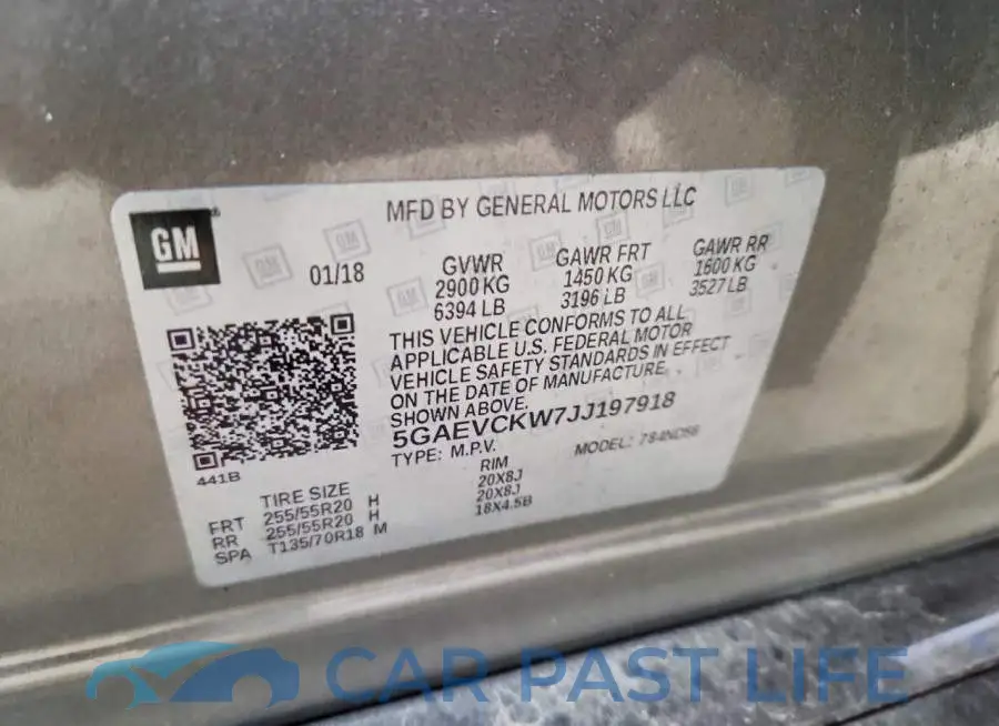 5GAEVCKW7JJ197918# 13