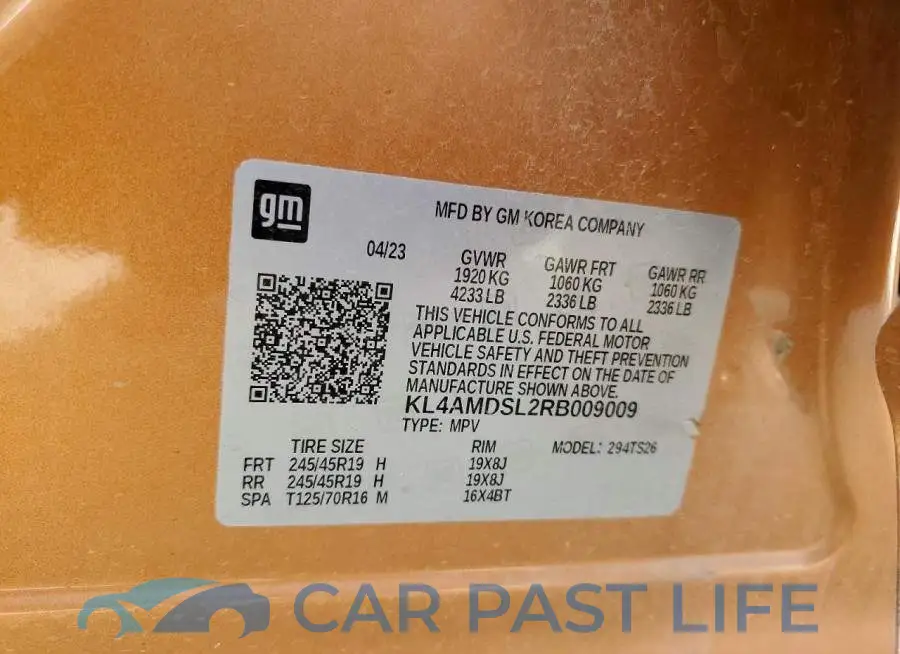 KL4AMDSL2RB009009# 13