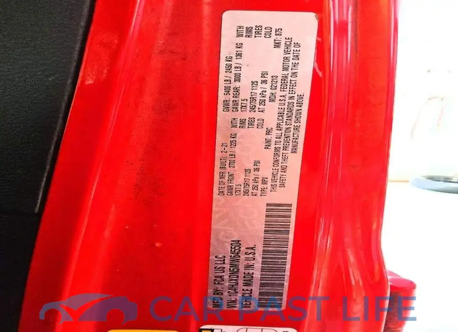1C4HJXDN5MW645504# 12