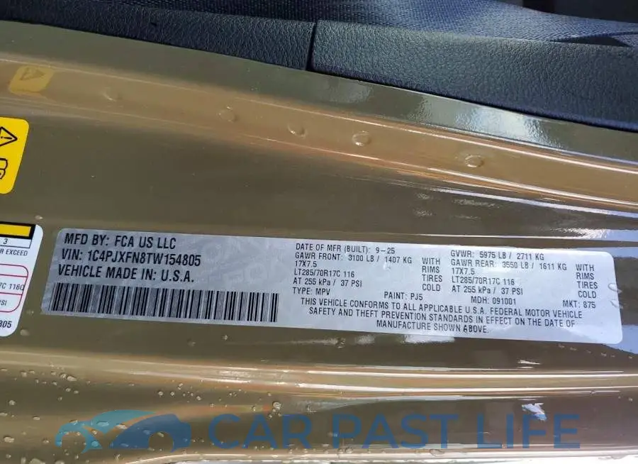 1C4PJXFN8TW154805# 13