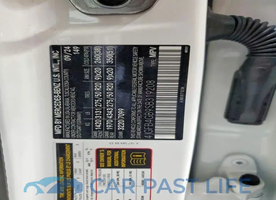4JGFB4GB9SB319208# 13