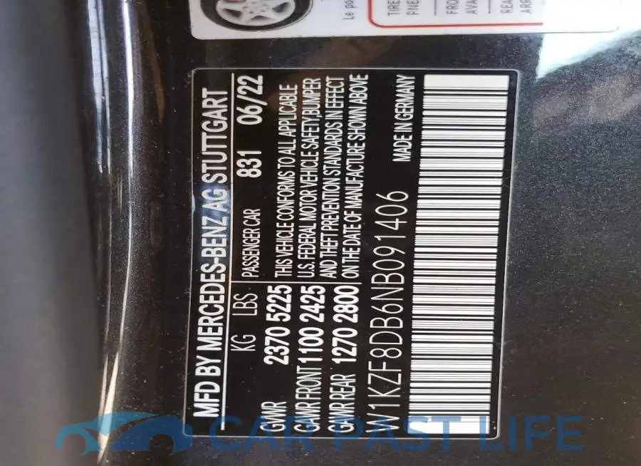 W1KZF8DB6NB091406# 12