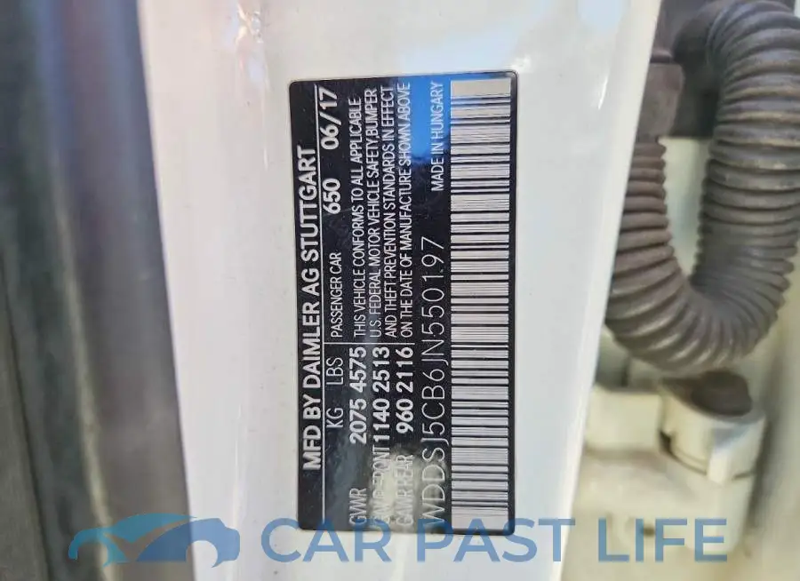 WDDSJ5CB6JN550197# 12