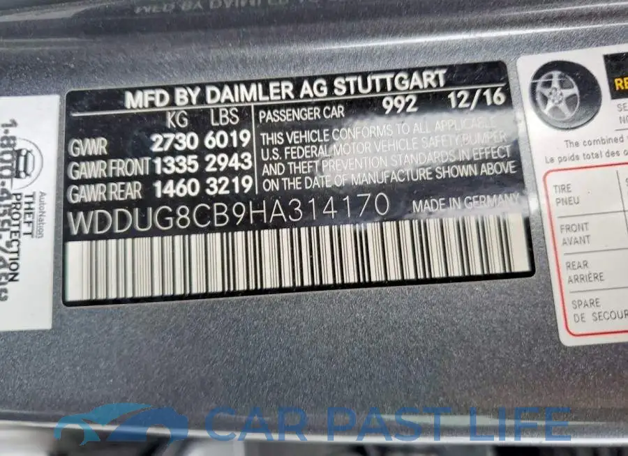 WDDUG8CB9HA314170# 13