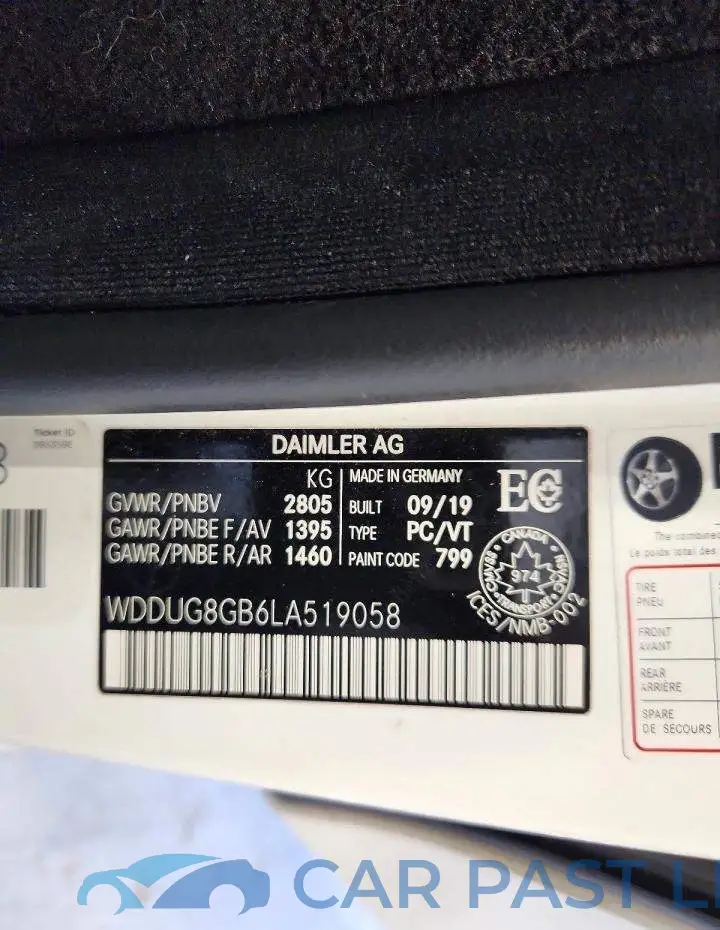 WDDUG8GB6LA519058# 12