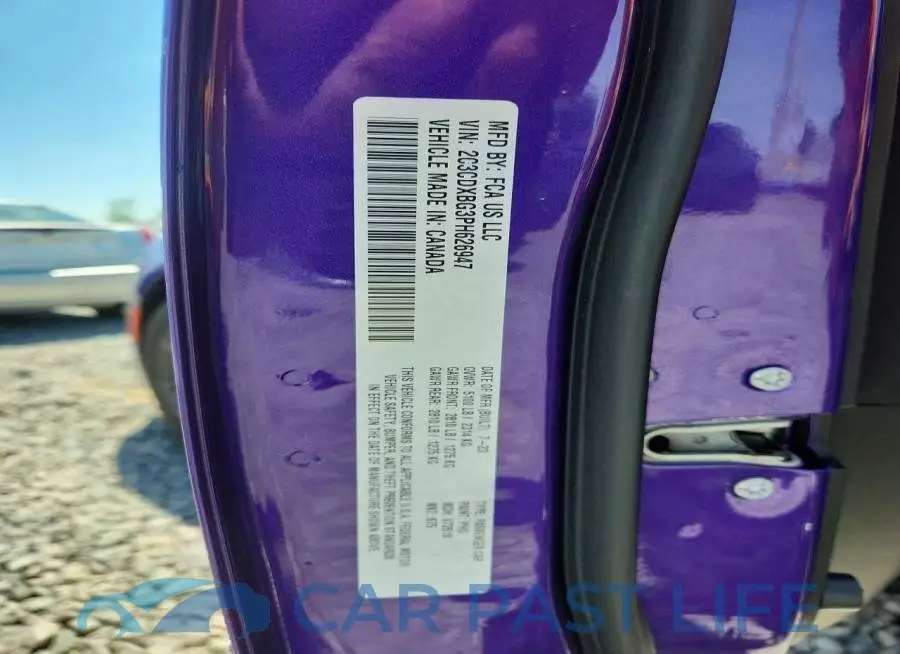 2C3CDXBG3PH626947# 12
