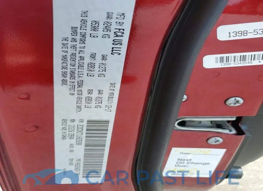 2C3CDXCT1JH225268# 12
