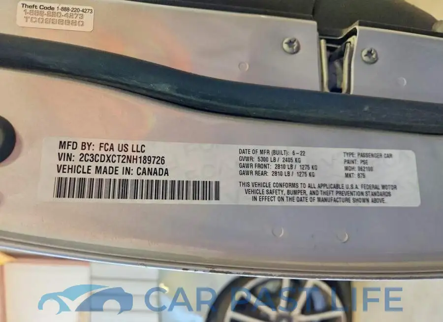 2C3CDXCT2NH189726# 13