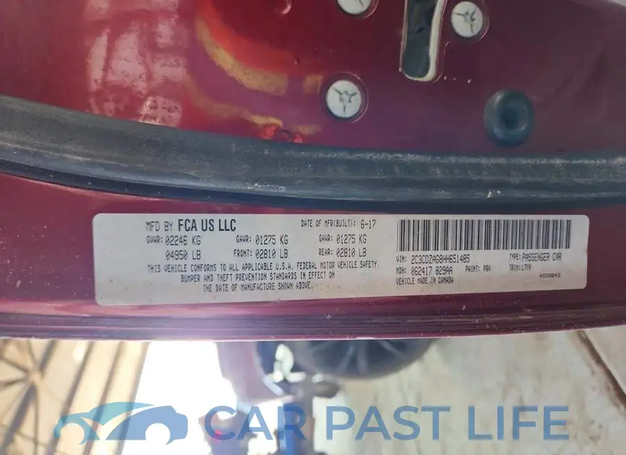 2C3CDZAG8HH651485# 12