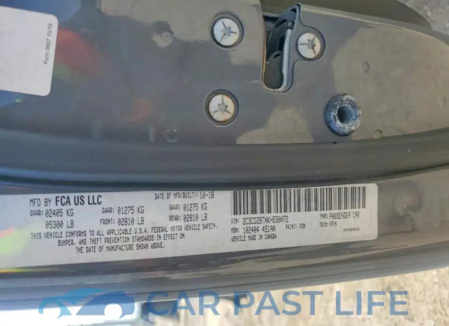 2C3CDZBTXKH530072# 12